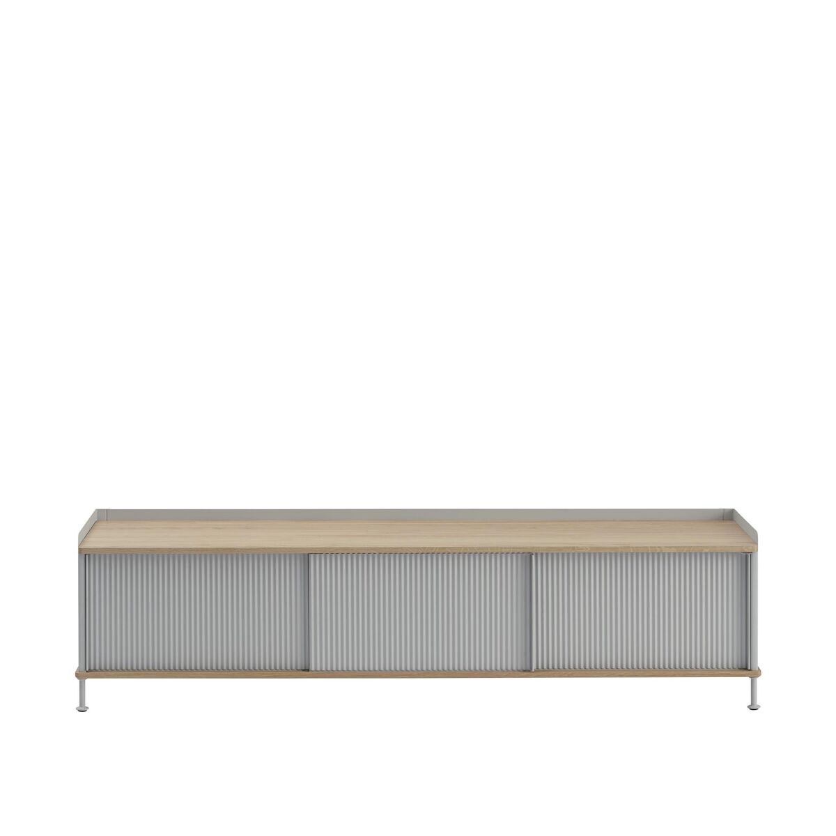 Enfold Kast 186x45 Eiken/ Grijs
