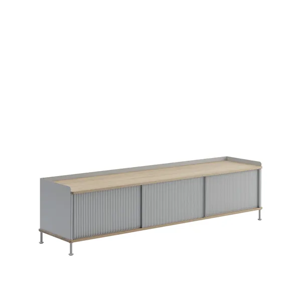 Enfold Cabinet 186x45 Oak/ Gray