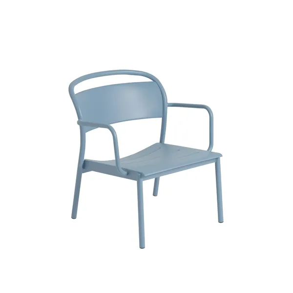 Fauteuil Linear Steel Bleu Pâle