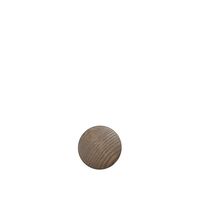 Dots Wood Ø65 Satiniertes Dunkelbraun