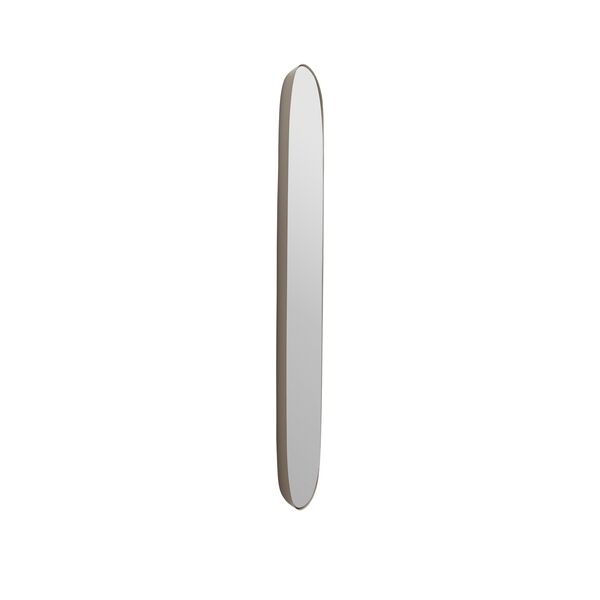 Framed Mirror 118x44.5 cm Taupe/ Clear