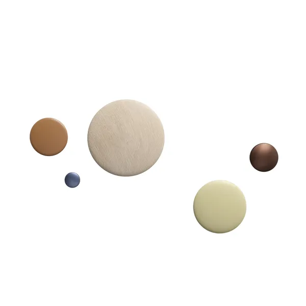 Dots Metal Ø3.9 Umber