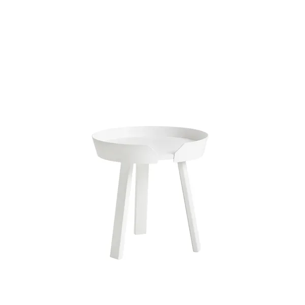 Around Coffee Table White Small