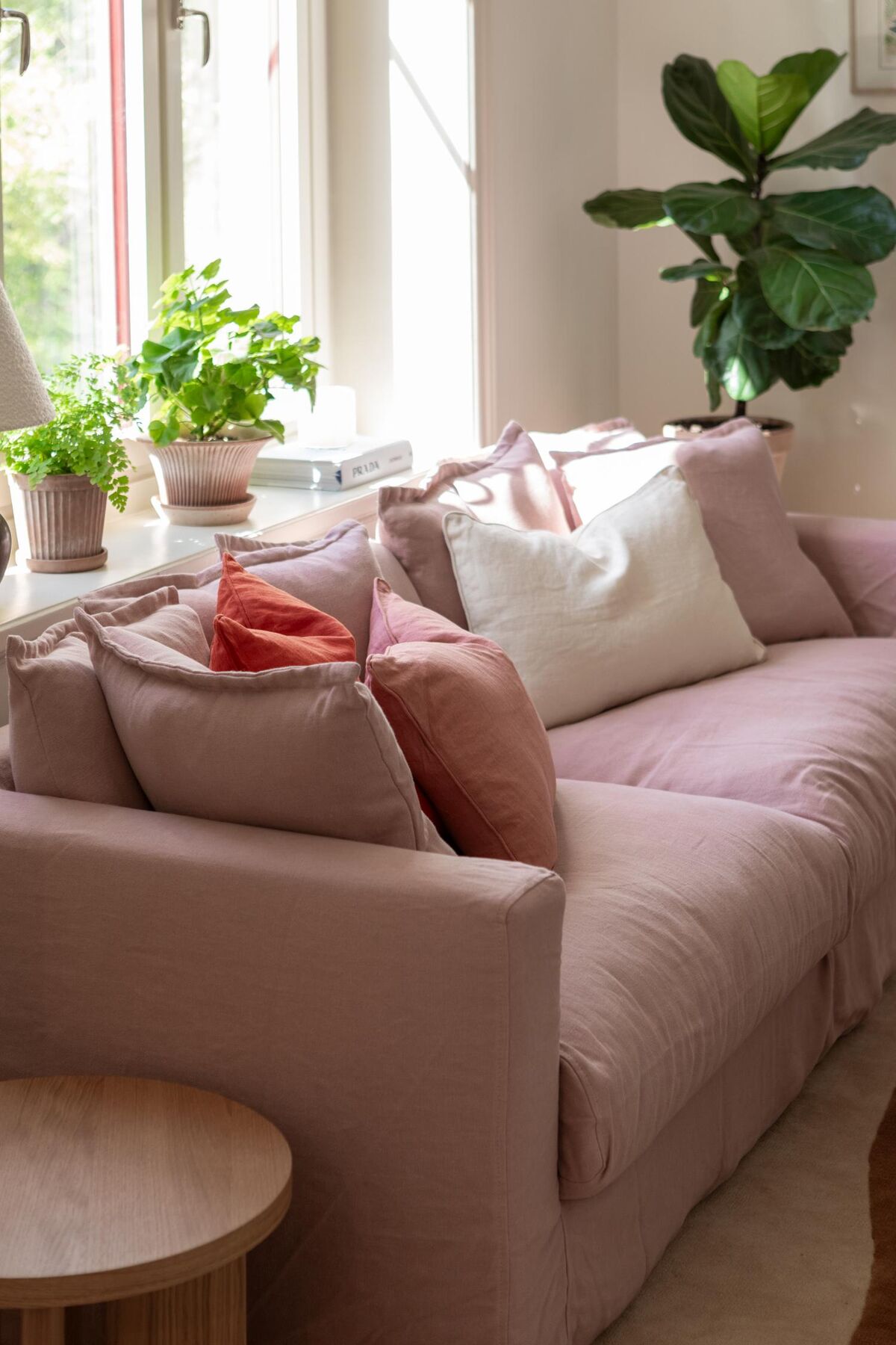 Le Grand Air 3-Seater Sofa Tender Blush