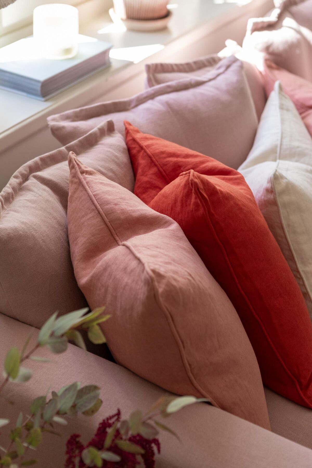Le Grand Air 3-Seater Sofa Tender Blush