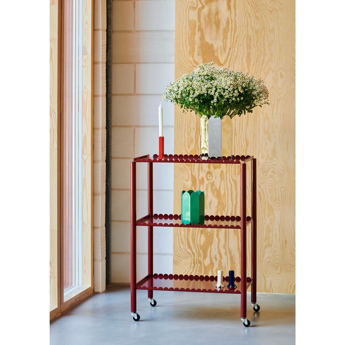 Arcs Vase Grün
