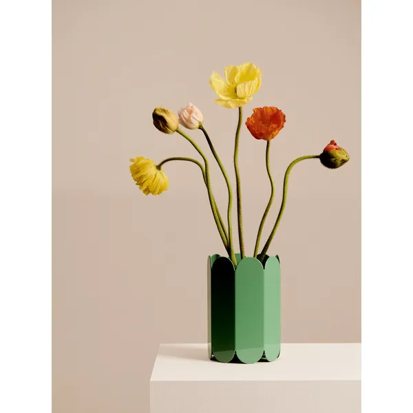 Arcs Vase Grün