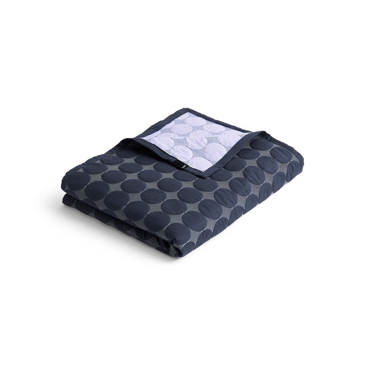 Copriletto Organico Mega Dot 195x245 cm Blu Notte