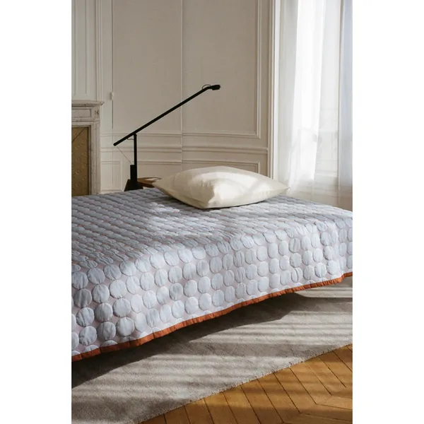 Mega Dot Organic Bedspread 195x245 Midnight Blue
