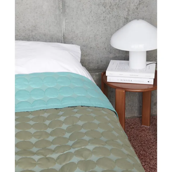 Mega Dot Organic Bedspread 195x245 Midnight Blue