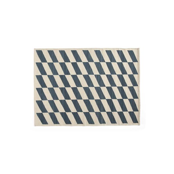 Shift Kilim Tapis 140x200 Bleu