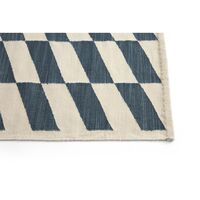 Shift Kelim Teppich 140x200 Blau