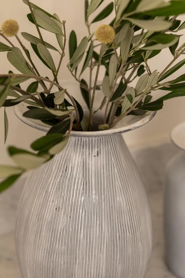 Mushu Vase Stor Grå