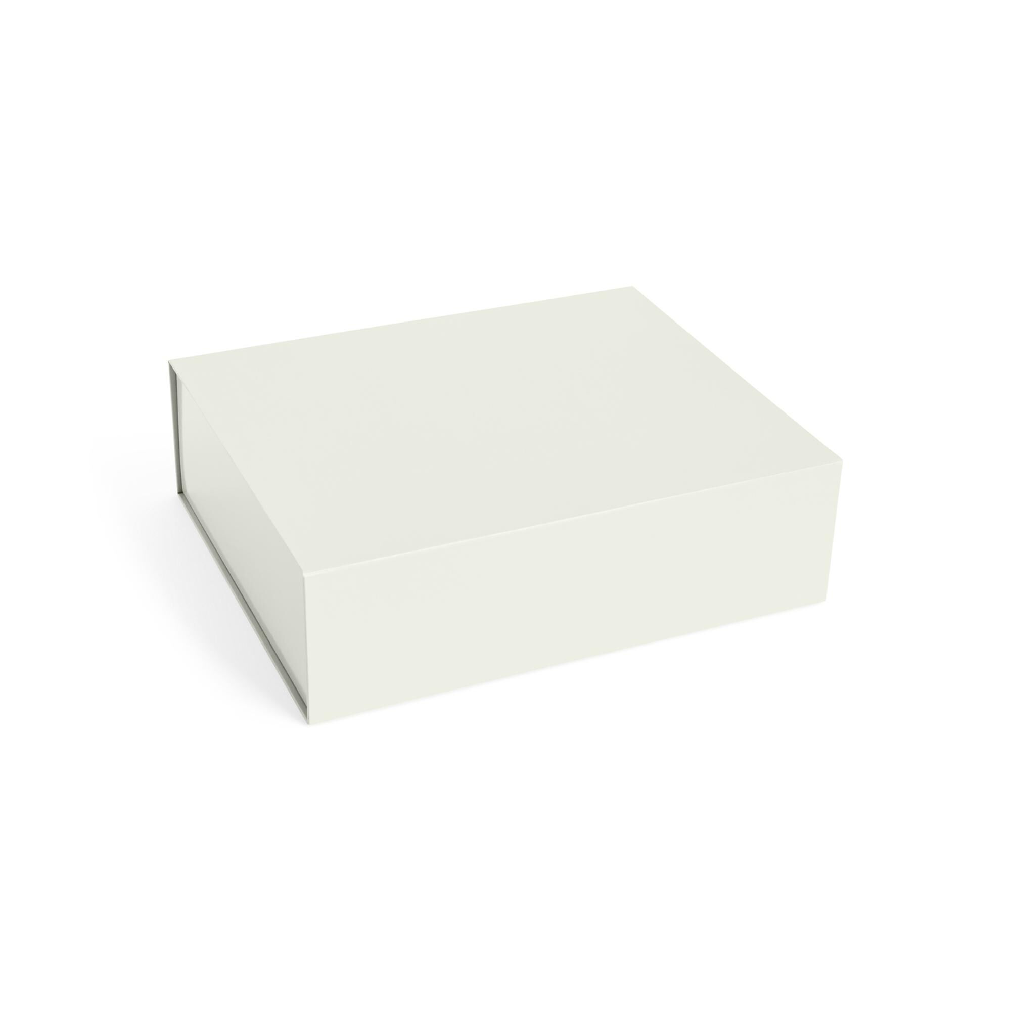Boîte de rangement couleur L Blanc craie