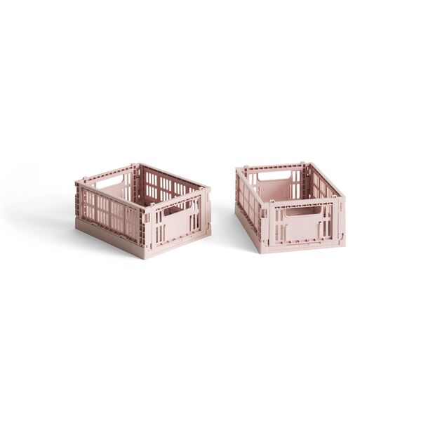 Colour Crate Storage Box Mini Set of 2 Blush