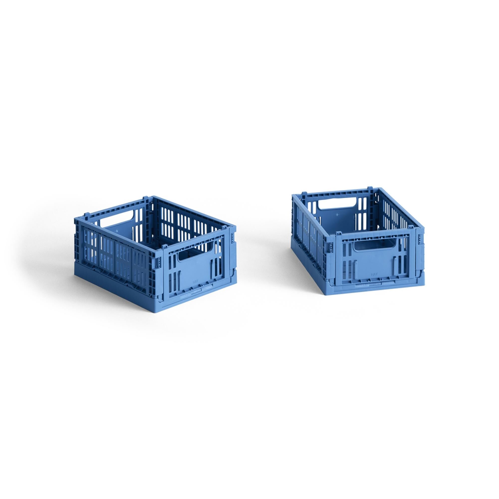 Coffret de rangement Colour Crate Mini Lot de 2 Bleu électrique