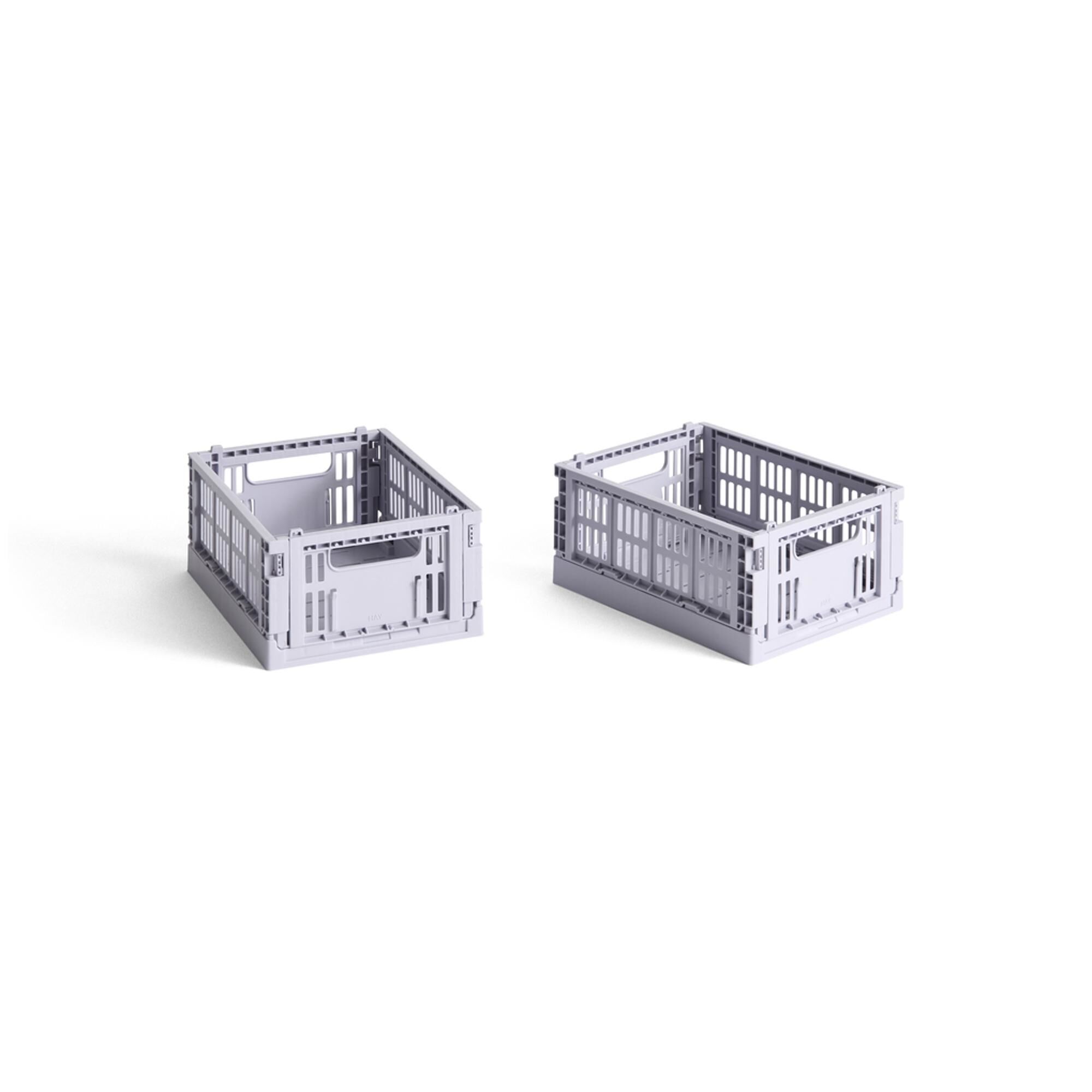 Coffret de rangement Colour Crate Mini Lot de 2 Lavande