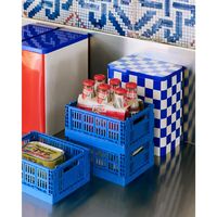 Colour Crate Storage Box Mini Set di 2 Grigio Chiaro