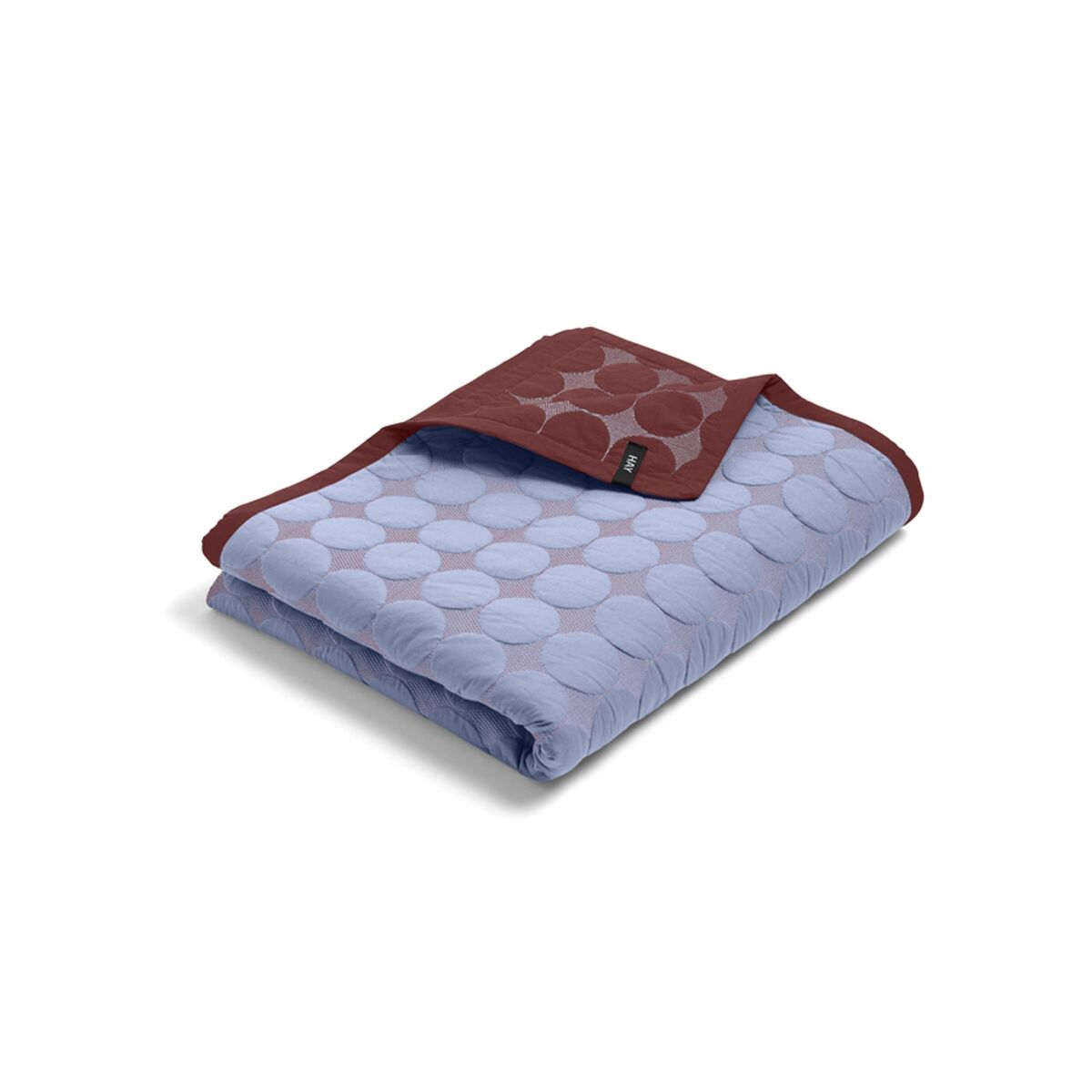 Mega Dot Tagesdecke 235x245 Hellblau