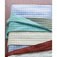 Mega Dot Tagesdecke 235x245 Hellblau