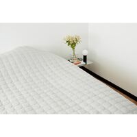 Mega Dot Tagesdecke 235x245 Hellblau