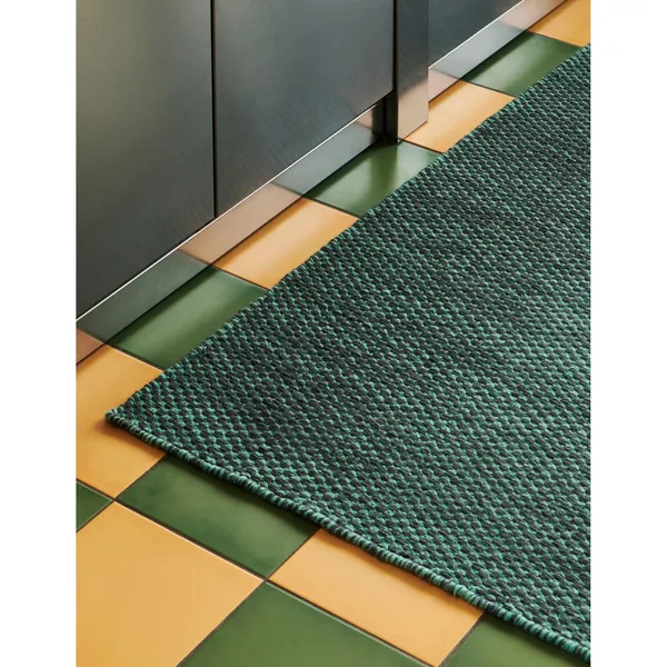 Moiré Gulvmåtte Emerald Green
