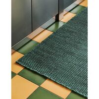 Moiré Gulvmåtte Emerald Green