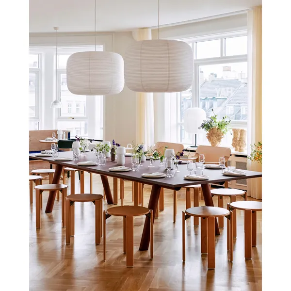 Paper Shade Donut Shade Without Cord Ø80 Classic White