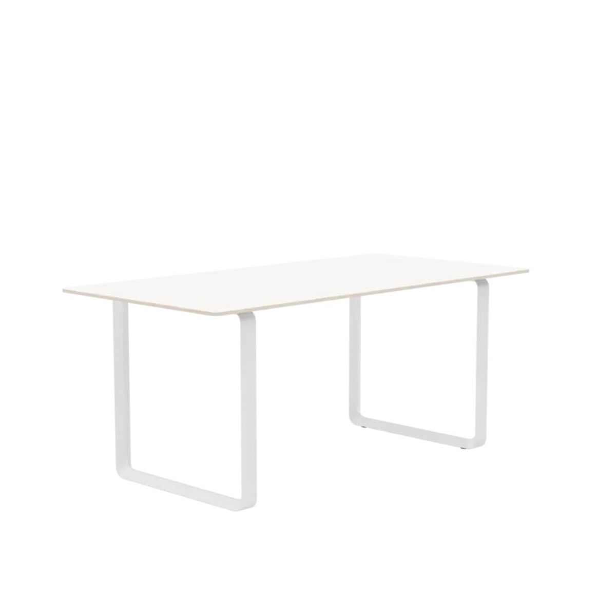 70/70 Matbord 170x85 Vit Laminat/ Grå
