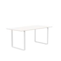 70/70 Matbord 170x85 Vit Laminat/ Grå