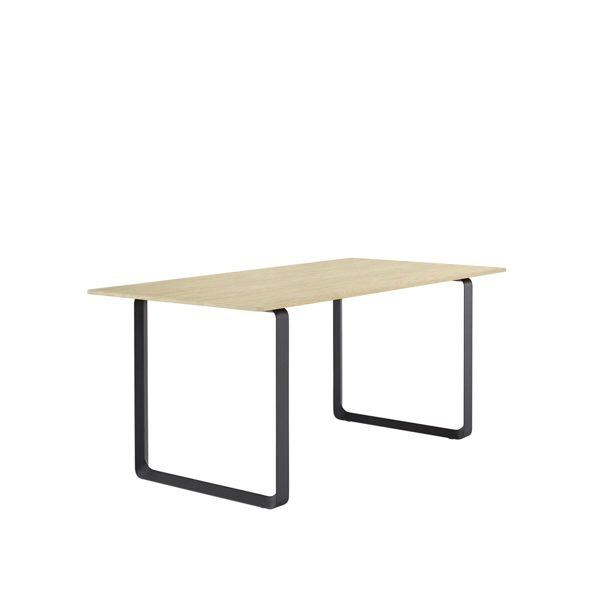 70/70 Spisebord 170x85 Egetræfiner/Sort