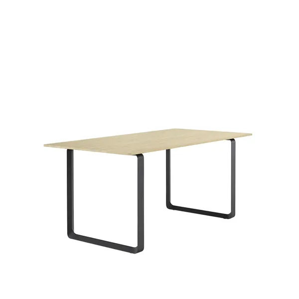 70/70 Dining Table 170x85 Oak Veneer/ Black