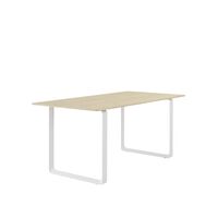 70/70 Spisebord 170x85 Egetræfiner/Hvid