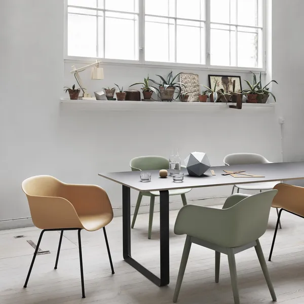 70/70 Dining Table 170x85 Oak/ Black