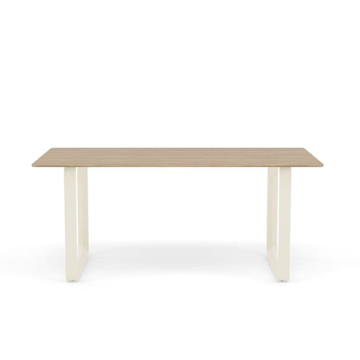 70/70 Spisebord 170x85 Solid Egetræ/Sand