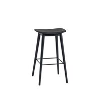 Fiber Barkrakk med Base Sort/ Sort H76 cm