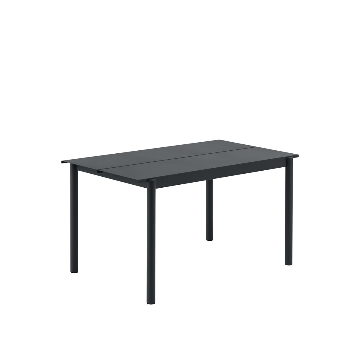 Linear Stålbord 140x75 cm Svart
