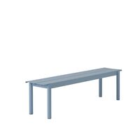 Linear Steel Bænk 170x34 cm Pale Blue
