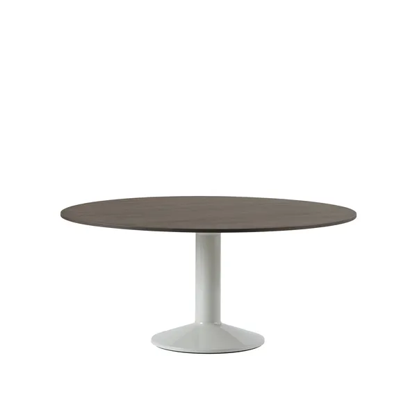 Middle Dining Table Ø160 Dark Oiled Oak/ Gray