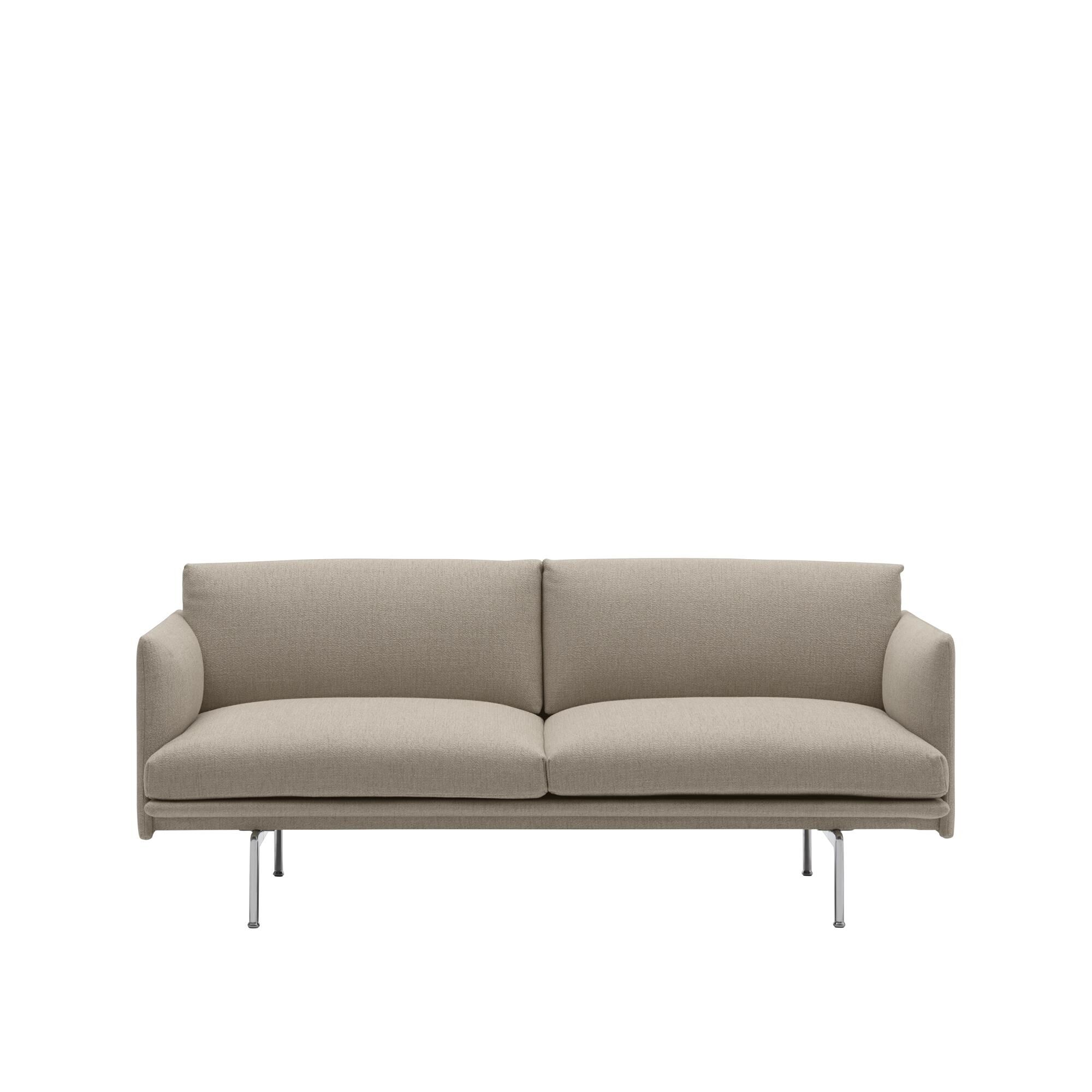Outline 2-personers Sofa Ecriture 240/Aluminium