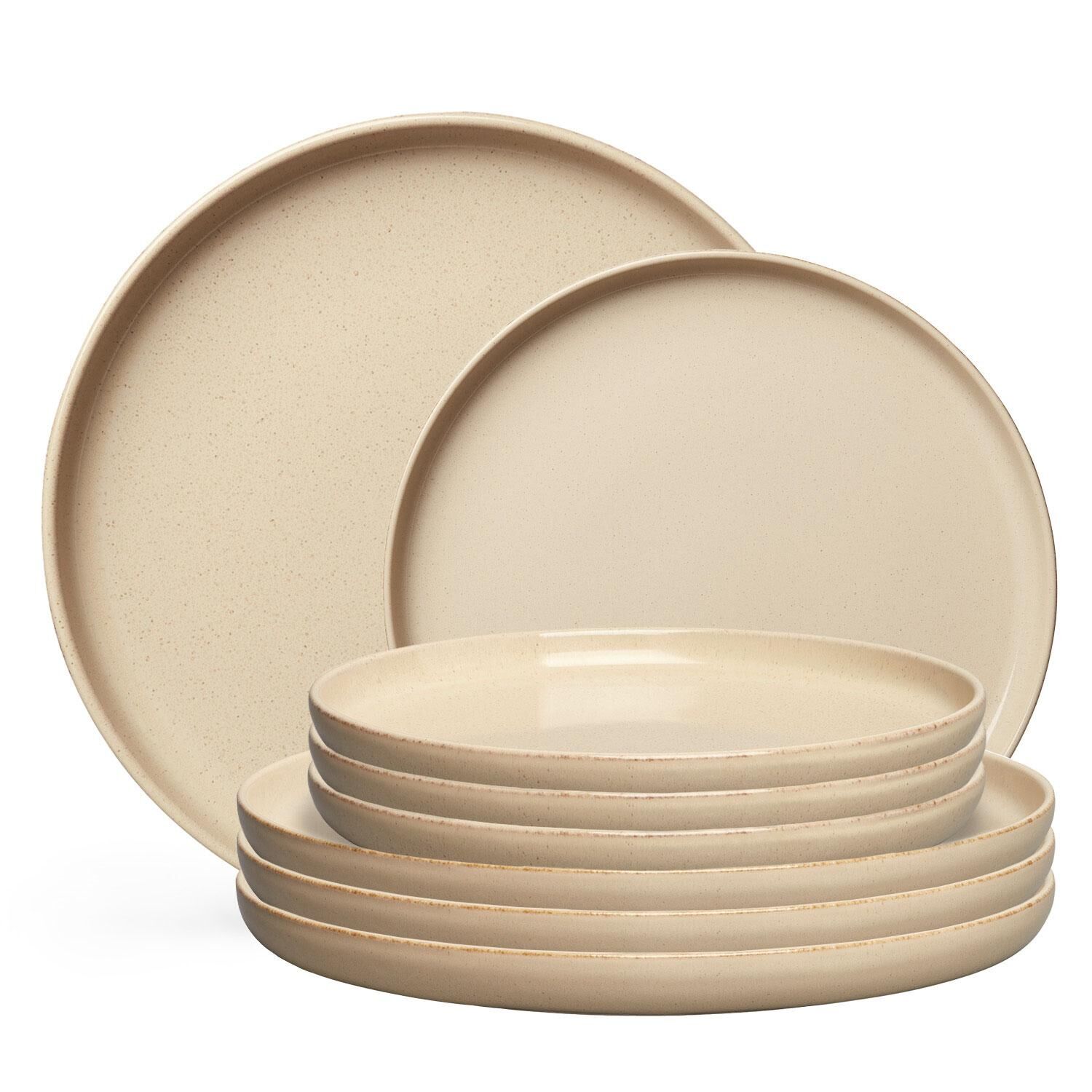 BON Tallerkener Startsett Tallerkener Sett av 8 Beige