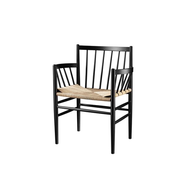 J81 Dining Table Chair Black