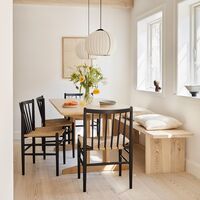 J80 Spisebordsstol Sort/Natural