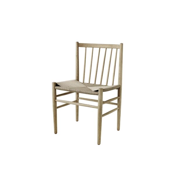 FDB Furniture J80 Krzesło do Jadalni Dąb Olejowany/naturalne Siedzisko