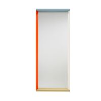 Specchio Color Frame Grande Blu/ Arancione