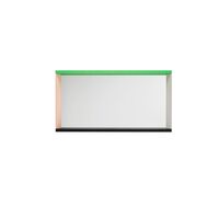 Color Frame Mirror Medium Green/ Pink