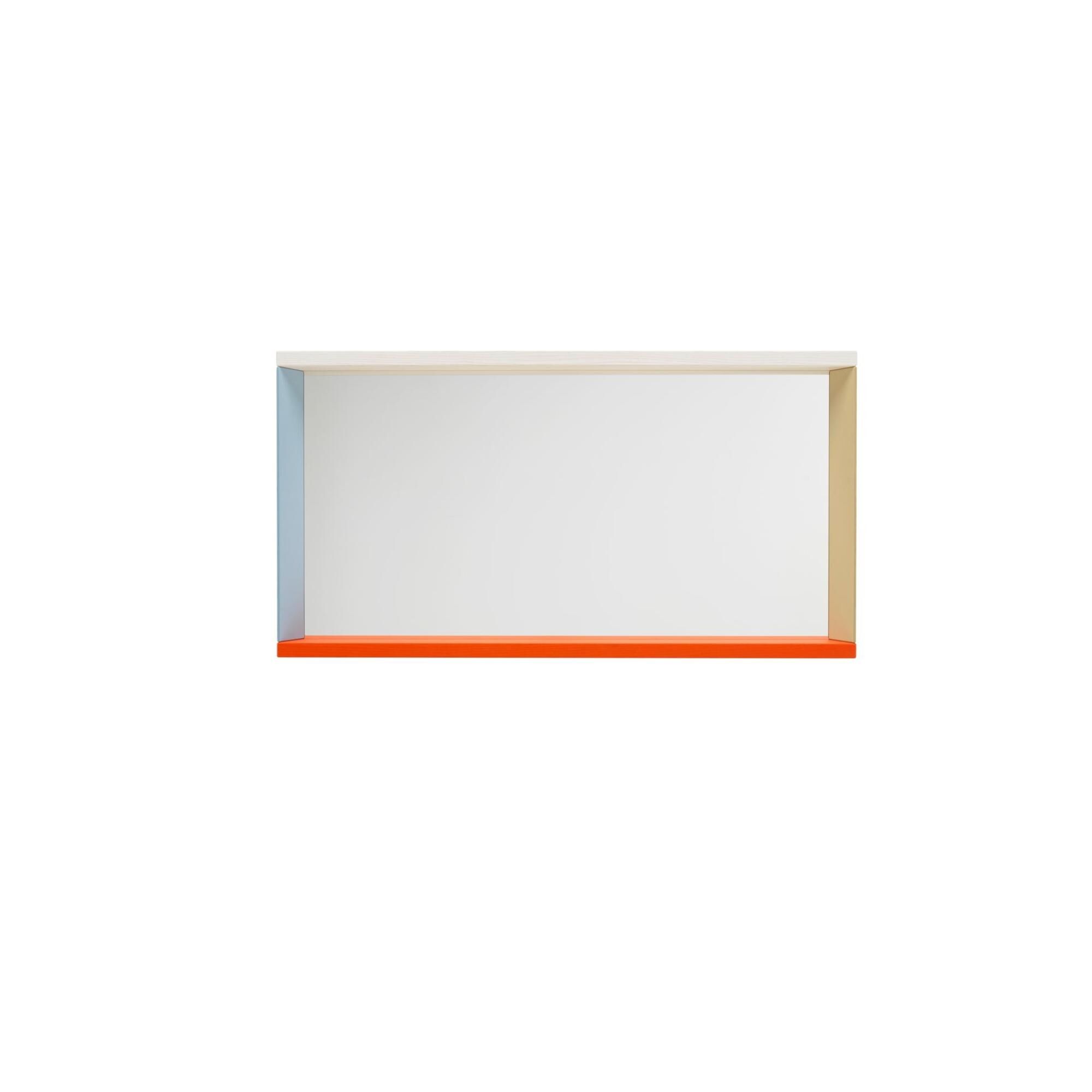 Color Frame Miroir Bleu Moyen/Orange