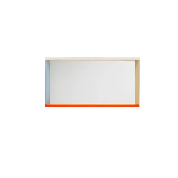Color Frame Spiegel Blau/ Orange