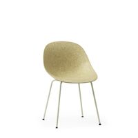 Silla de Comedor Mate Crema/ Acero/Cáñamo
