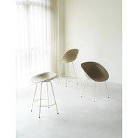 Silla de Comedor Mate Crema/ Acero/Cáñamo